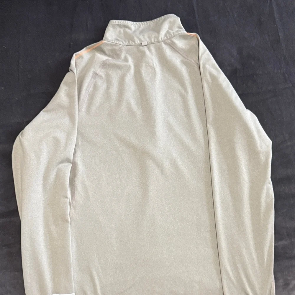 Nike Women's Long Sleeve Top - Gray and Orange - Picture 6 of 9
